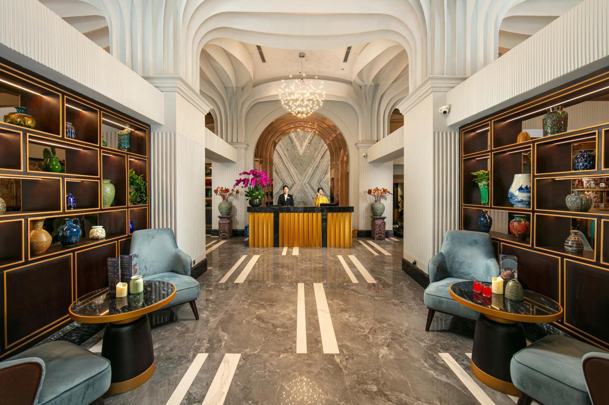 メイ ドゥ ヴィル オールド クォーター ホテル ハノイ市 エクステリア 写真 Lobby